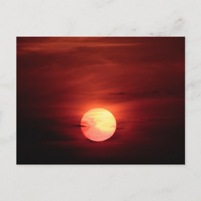 Cartão Postal Scifi Sunset (Frente)