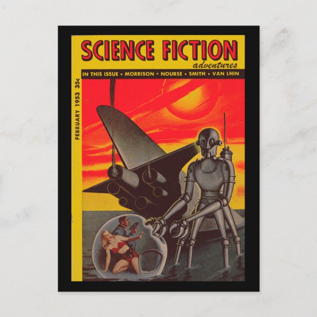 Cartão Postal SciFictPulp.09_Pulp Art (Frente)