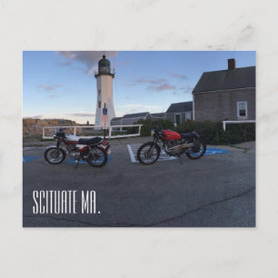 Cartão postal Scituate Massachusetts Lighthouse & 