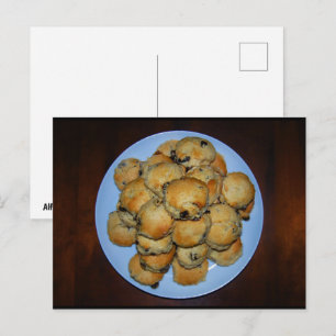 Cartão Postal Scones de Frutas em Madeira