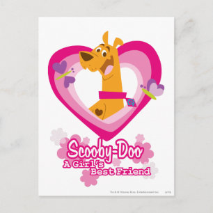 Cartão Postal Scooby-Doo o melhor amigo de uma menina