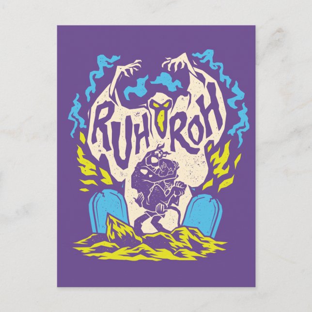 Cartão Postal Scooby-Doo | Ruh Roh Scooby & Shaggy (Frente)