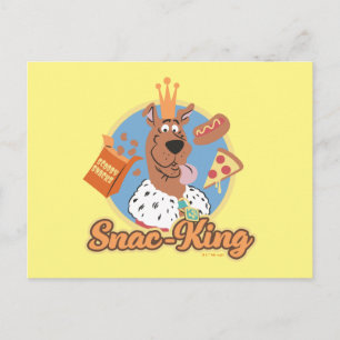 Cartão Postal Scooby-Doo Snac-King