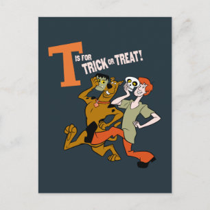 Cartão Postal Scooby-Doo   T é de Truque ou Gostosura