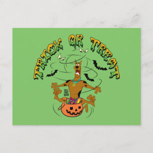 Cartão Postal Scooby-Doo   Truque ou Guloseima