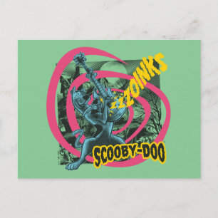 Cartão Postal Scooby-Doo Zoinks Punk Guitar Graphic