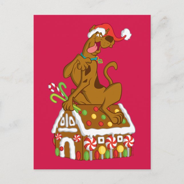 Cartão Postal Scooby e Gingercake House (Frente)