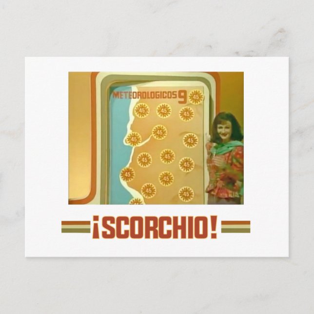 Cartão Postal SCORCHIO! Apresentação rápida (Frente)