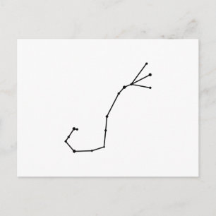 Cartão Postal Scorpius Cartão-postal Zodiac