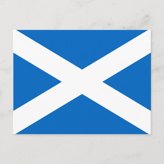 Cartão Postal Scotland Flag Freedom (Frente)