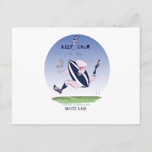 Cartão Postal scotland rugby, tony fernandes