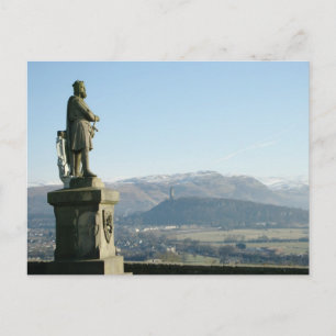Cartão Postal Scotland Stirling King Robert the Bruce