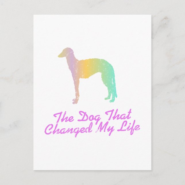 Cartão Postal Scottish Deerhound (Frente)