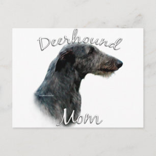 Cartão Postal Scottish Deerhound Mãe 2