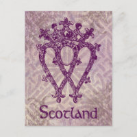 Scottish Luckenbooth Purple Celtic Knot