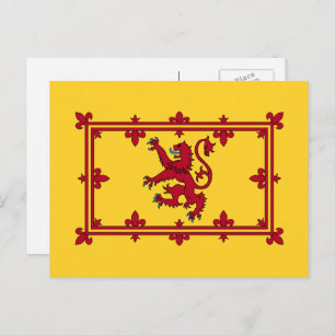 Cartão Postal Scottish Royal Banner, Escócia
