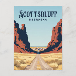 Cartão Postal Scottsbluff EUA