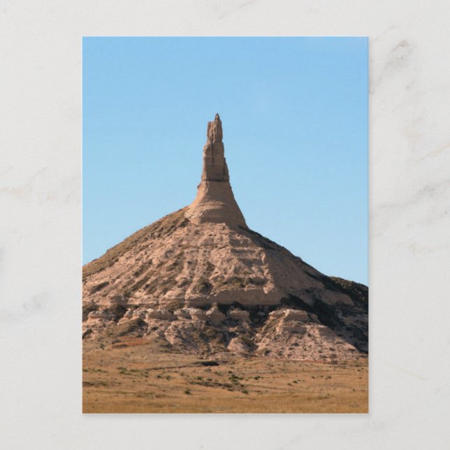 Cartão Postal Scottsbluff Nebraska Chimney Rock Spire (Frente)