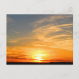 Cartão Postal Scottsbluff Nebraska Farming Harvest Fall Sunset