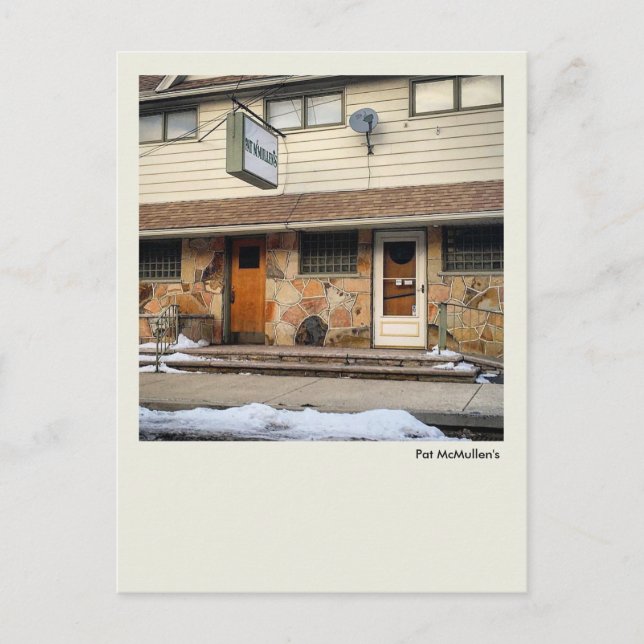 Cartão Postal Scranton PA Postcard-Pat McMullen's Bar Restaurant (Frente)