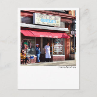 Cartão Postal Scranton PA Posto Card-Coney Island Lackawanna
