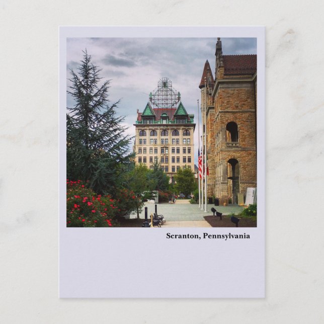 Cartão Postal Scranton, Posto PA Card-Scranton Elétrico (Frente)
