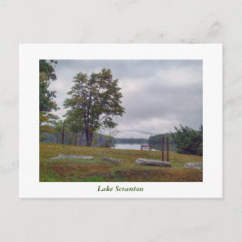 Cartão Postal Scranton, Posto PA Lake Scranton Card-Mountain Mis