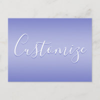 Script Cursivo Editável | Violeta branca e roxa