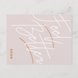 Cartão Postal Script para se sentir melhor