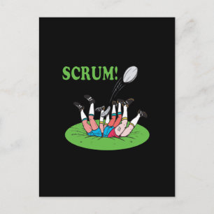 Cartão Postal Scrum