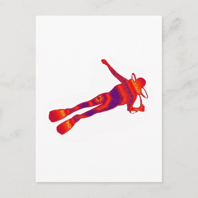 CARTÃO POSTAL SCUBA A FRONTEIRA (Frente)