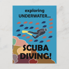 Cartão Postal Scuba Diver