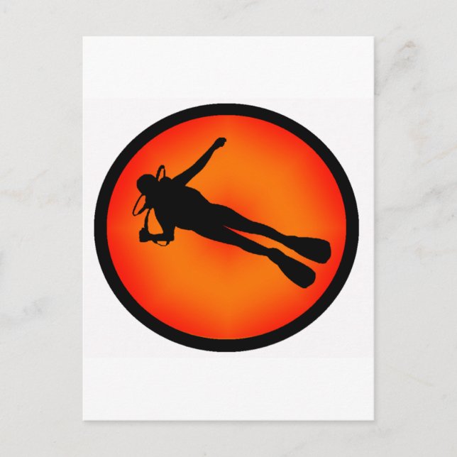 CARTÃO POSTAL SCUBA EM DUSK (Frente)