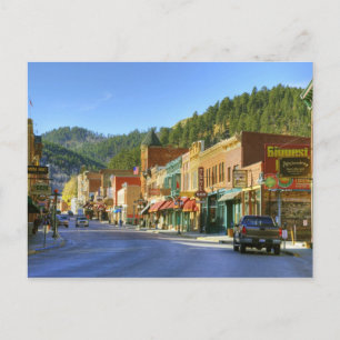 Cartão Postal SD, Deadwood, Cidade histórica de mineração Dou