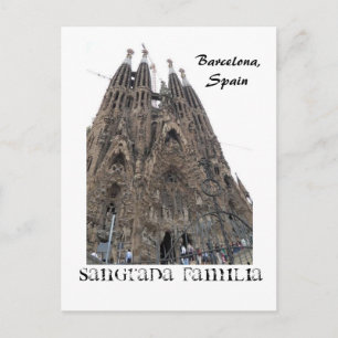 Cartão Postal SDC10239, Sangrada Família, Barcelona, Espanha