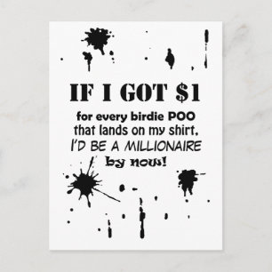 Cartão Postal Se eu tiver $1