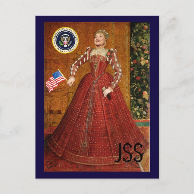 Cartão Postal Se Hillary ganhar JSS (Frente)