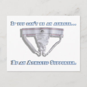 Cartão Postal Se não pode ser atleta...
