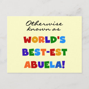 Cartão Postal Se não sabido como presentes do Melhor-est Abuela