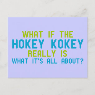 Cartão Postal Se o Hokey Kokey realmente é o que é