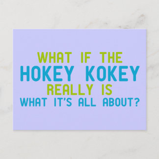 Cartão Postal Se o Hokey Kokey realmente é o que é