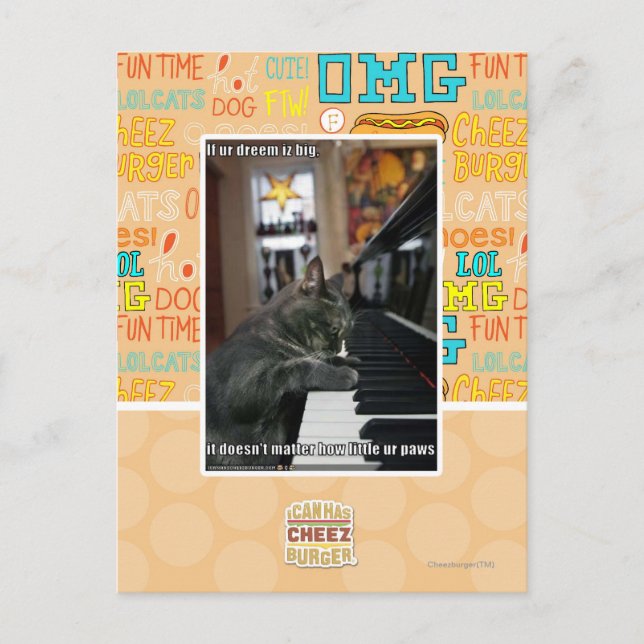 Cartão Postal Se o nosso sonho é grande (Frente)