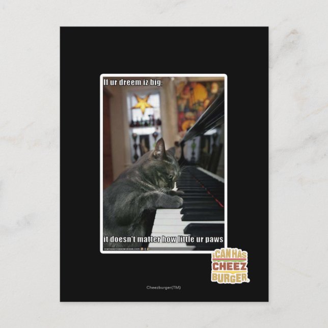 Cartão Postal Se o nosso sonho é grande (Frente)