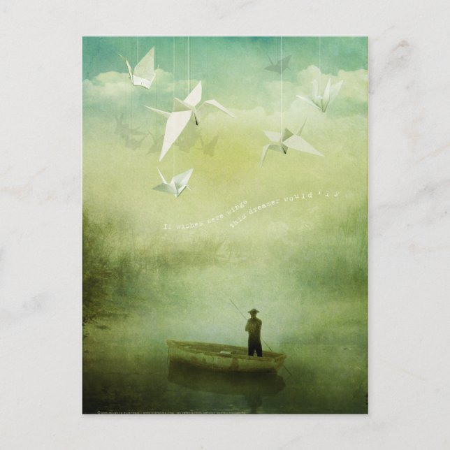 Cartão Postal Se os Desejos Eram Asas (Cartão Postal) (Frente)