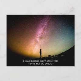 Cartão Postal Se seus sonhos não te assustam
