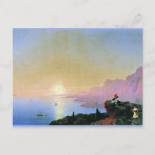Cartão Postal Sea Bay por Ivan Aivazovsky, 