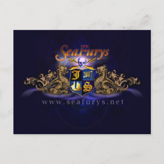 Cartão Postal SeaFurys Shield (Blue) Postcard