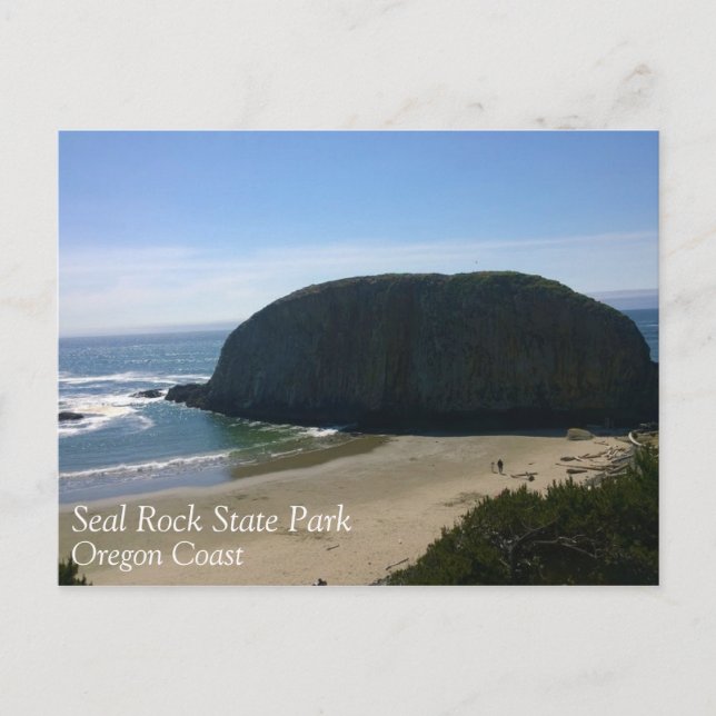 Cartão Postal Seal Rock State Park, OR (Frente)