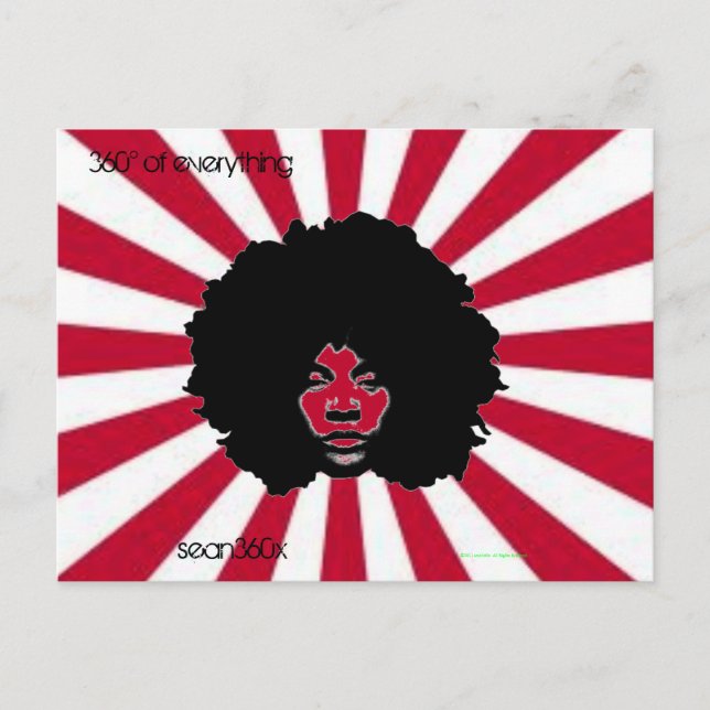 Cartão postal sean360x seanSHINE (Frente)