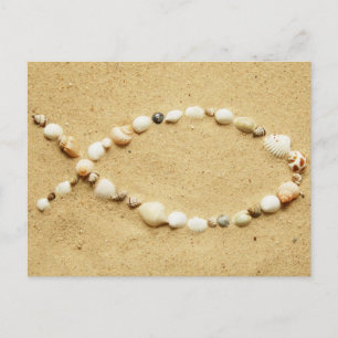 Cartão Postal Seashell Ichthys